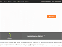 Tablet Screenshot of fifthfield.in